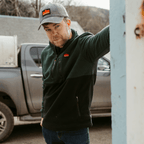 Sugar Loaf Horizon Polar Fleece Half Zip - Green