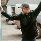 Sugar Loaf Horizon Polar Fleece Half Zip - Green