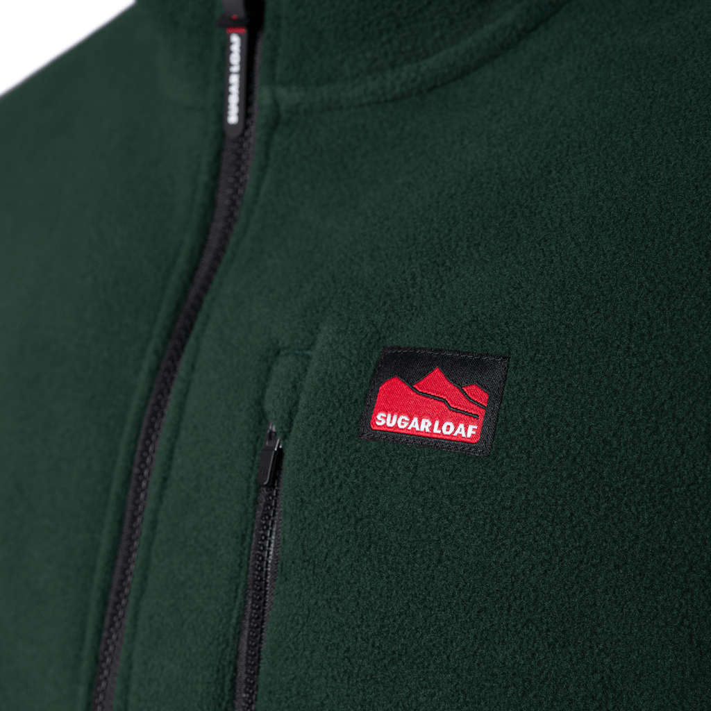 Sugar Loaf Horizon Polar Fleece Half Zip - Green