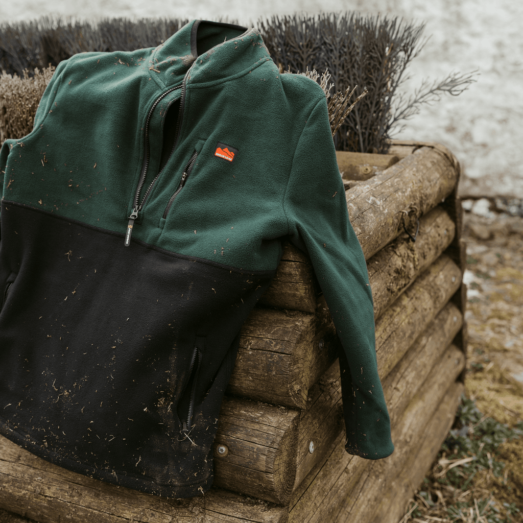 Sugar Loaf Horizon Polar Fleece Half Zip - Green