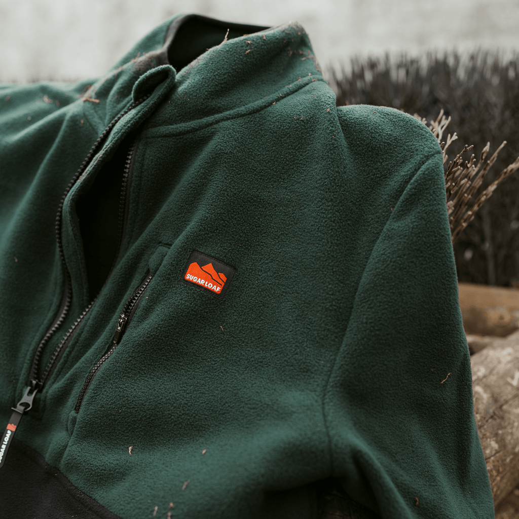 Sugar Loaf Horizon Polar Fleece Half Zip - Green