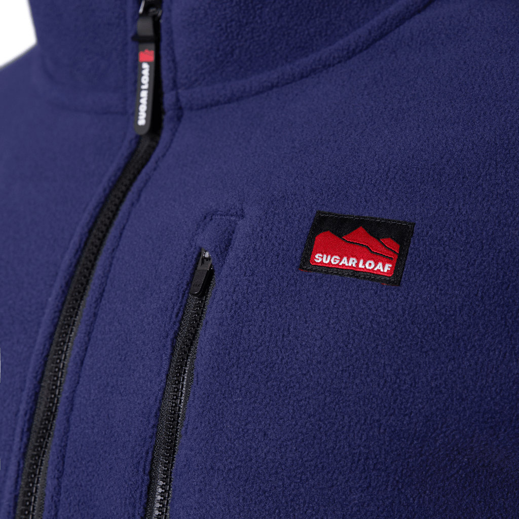 Sugar Loaf Horizon Polar Fleece Half Zip - Indigo Blue