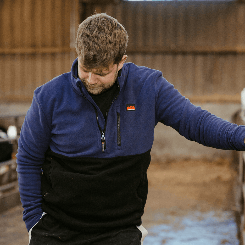 Sugar Loaf Horizon Polar Fleece Half Zip - Indigo Blue