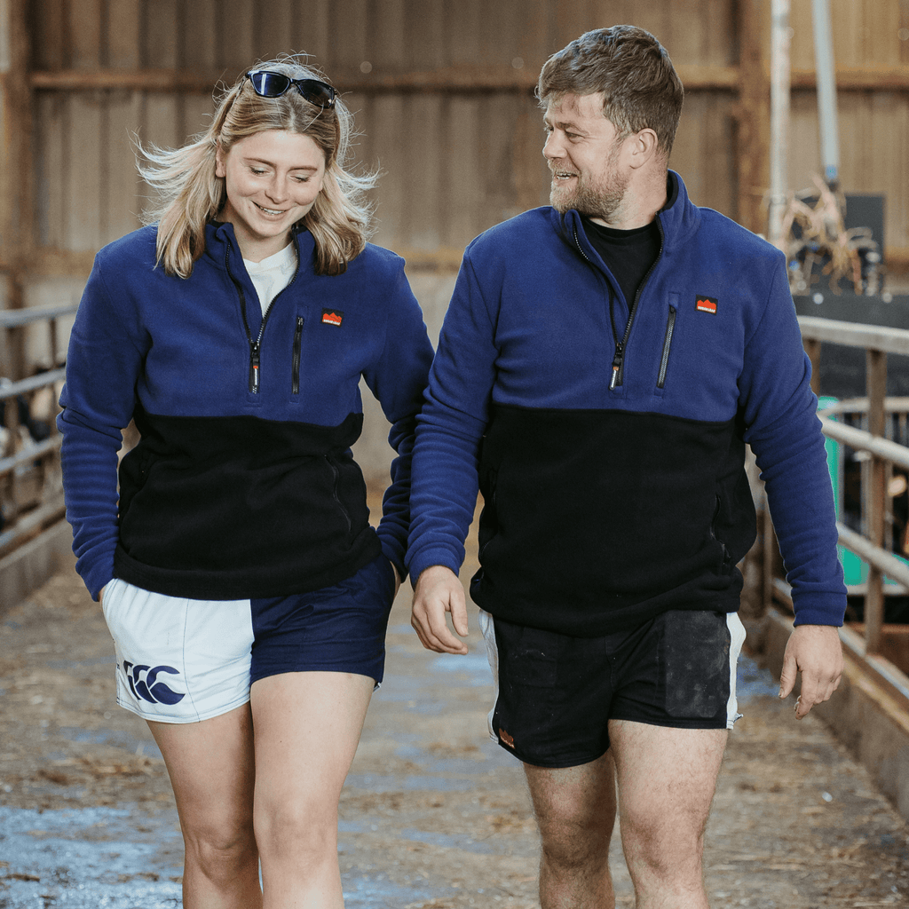 Sugar Loaf Horizon Polar Fleece Half Zip - Indigo Blue