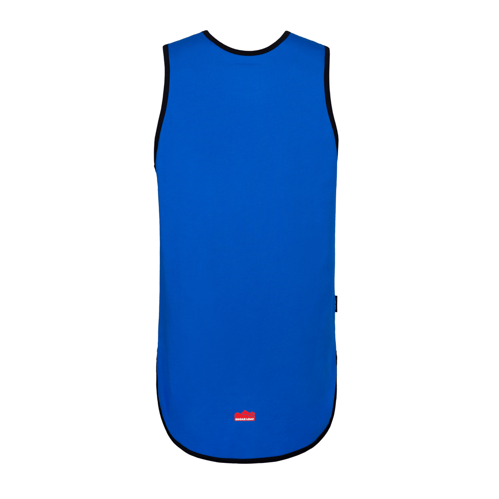 Sugar Loaf Shearing Singlet - Blue/Black