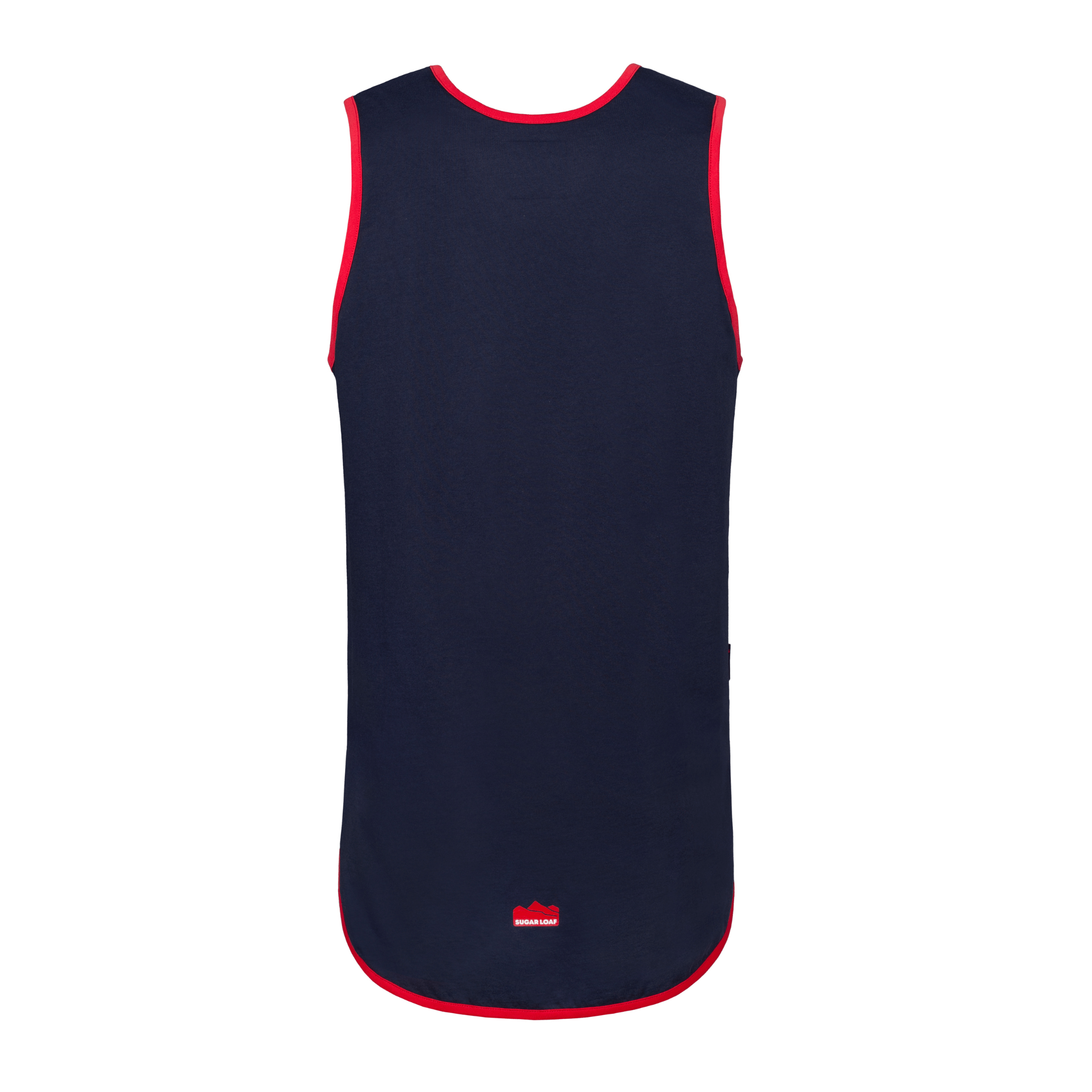 Sugar Loaf Shearing Singlet - Navy/Red