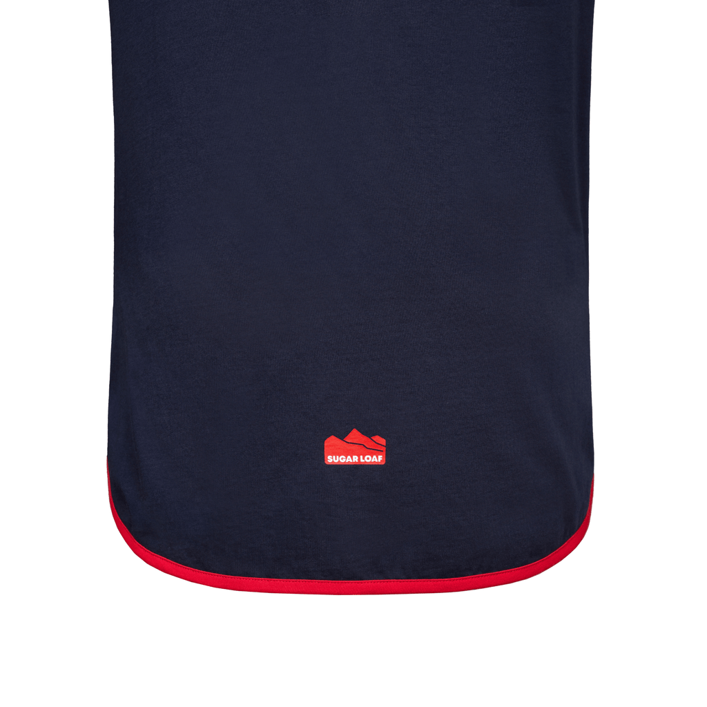 Sugar Loaf Shearing Singlet - Navy/Red