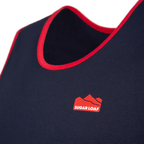 Sugar Loaf Shearing Singlet - Navy/Red