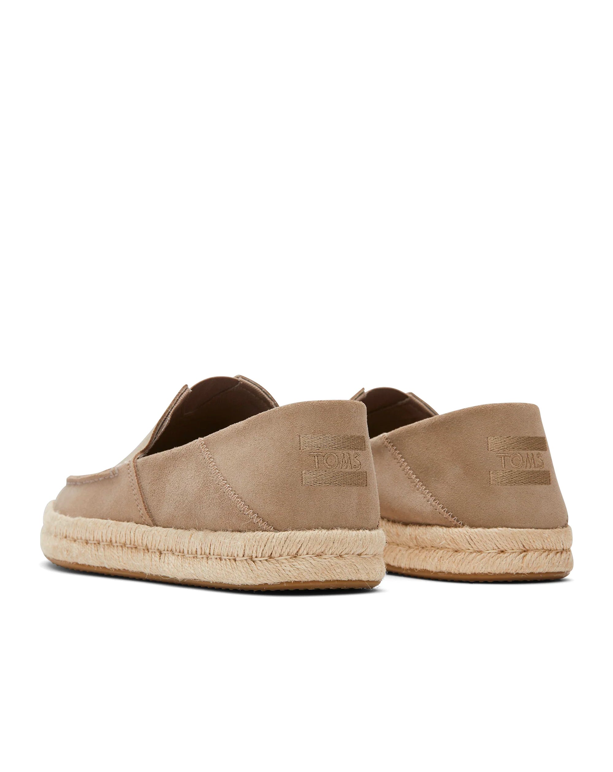 Toms Alonso Rope Slip On Loafer Suede Dune