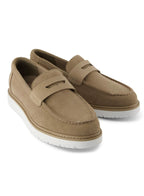 Toms Navi Trvl Lite Havana Dune Dark Grey Suede Loafer