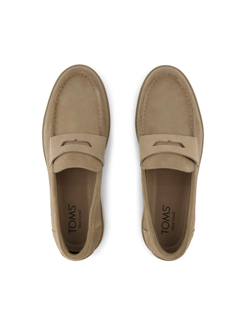 Toms Navi Trvl Lite Havana Dune Dark Grey Suede Loafer