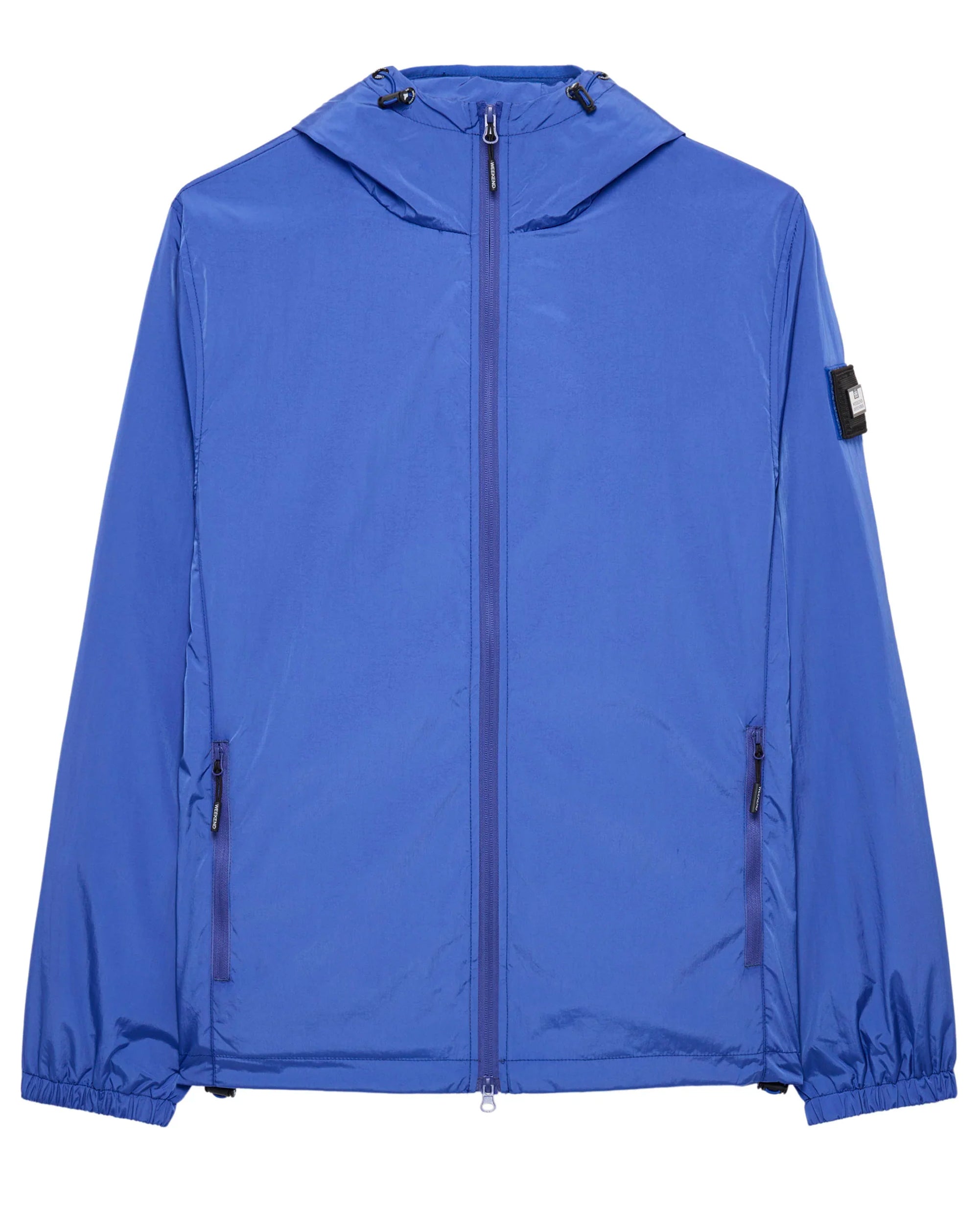 Weekend Offender Technician Windbreaker Mesh Lined Jacket Bluebell