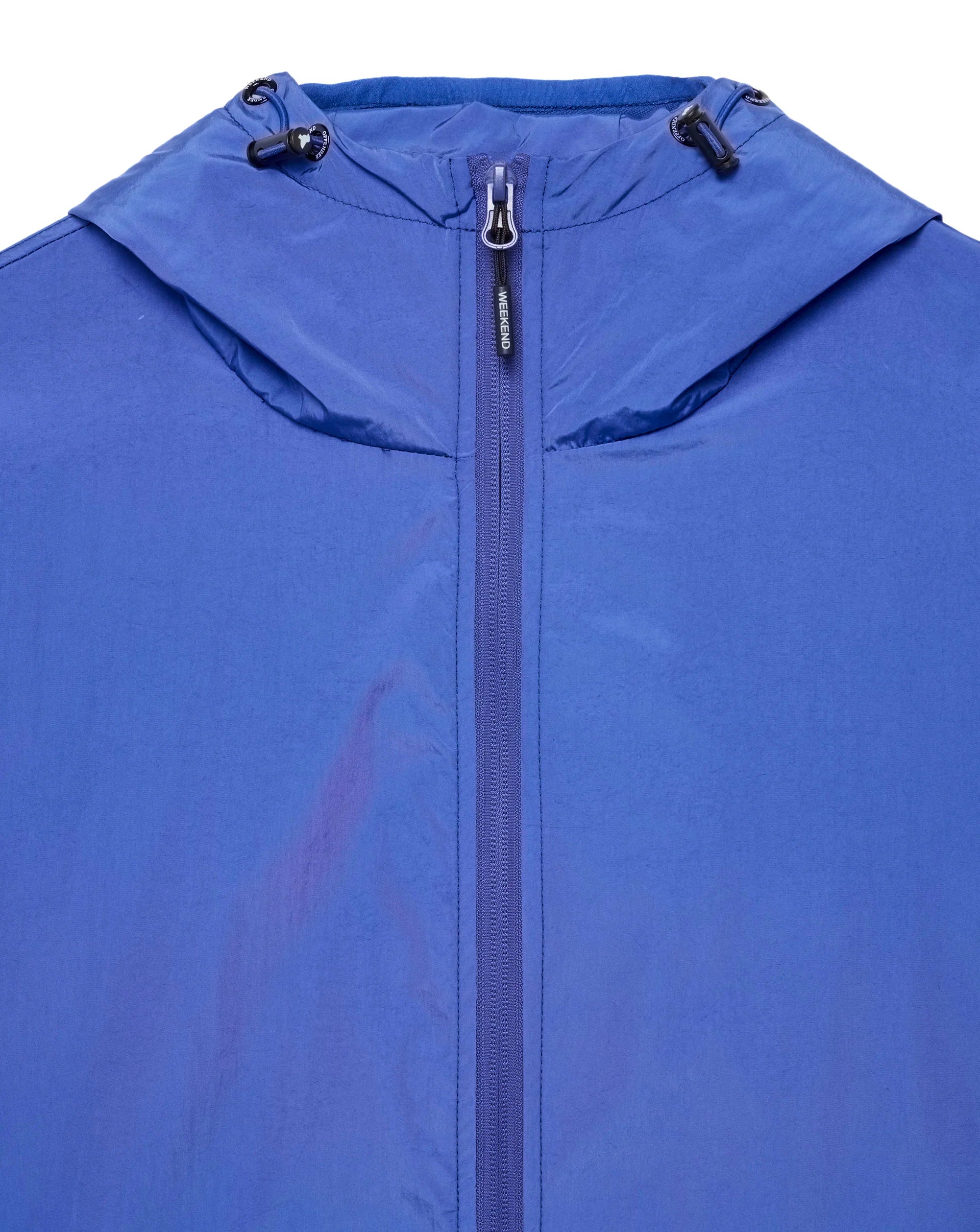 Weekend Offender Technician Windbreaker Mesh Lined Jacket Bluebell