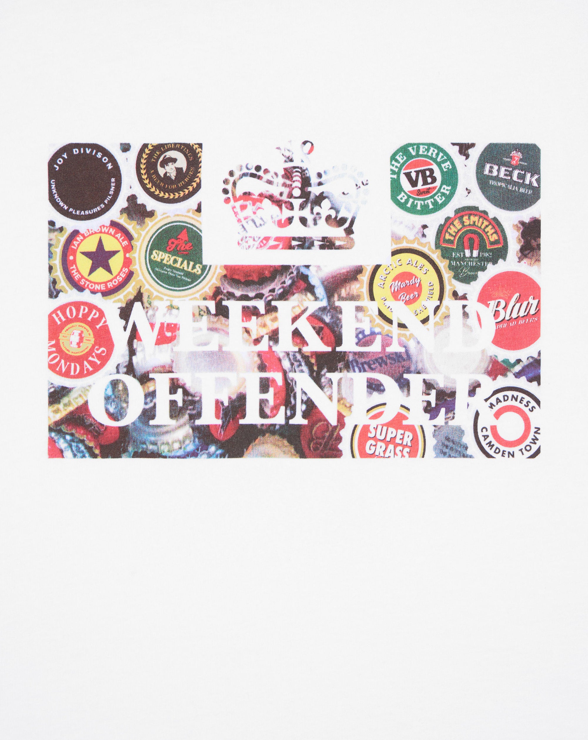 Weekend Offender Caps T Shirt White