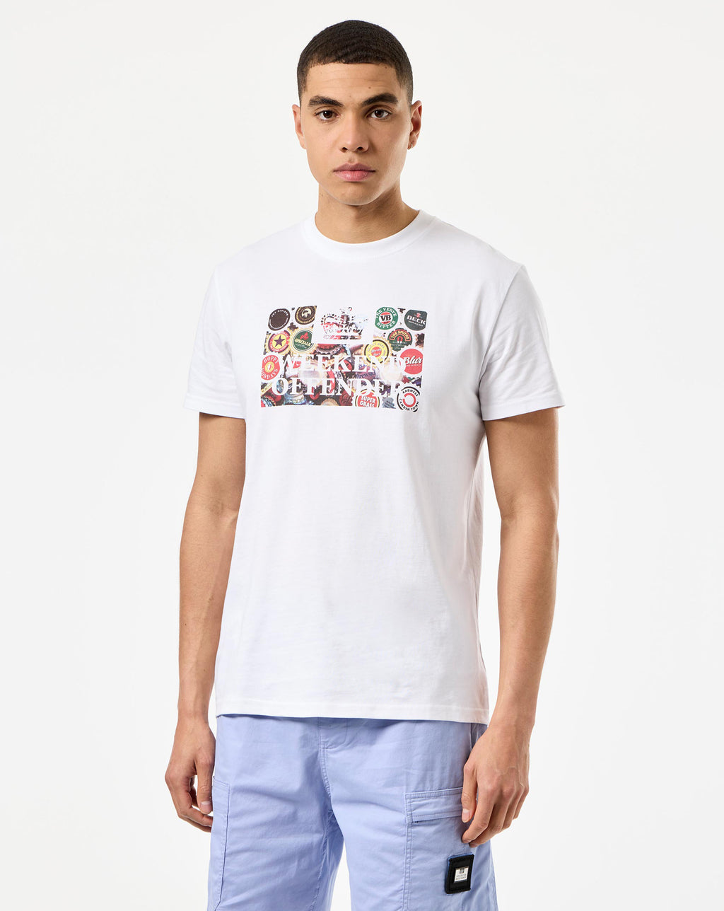 Weekend Offender Caps T Shirt White