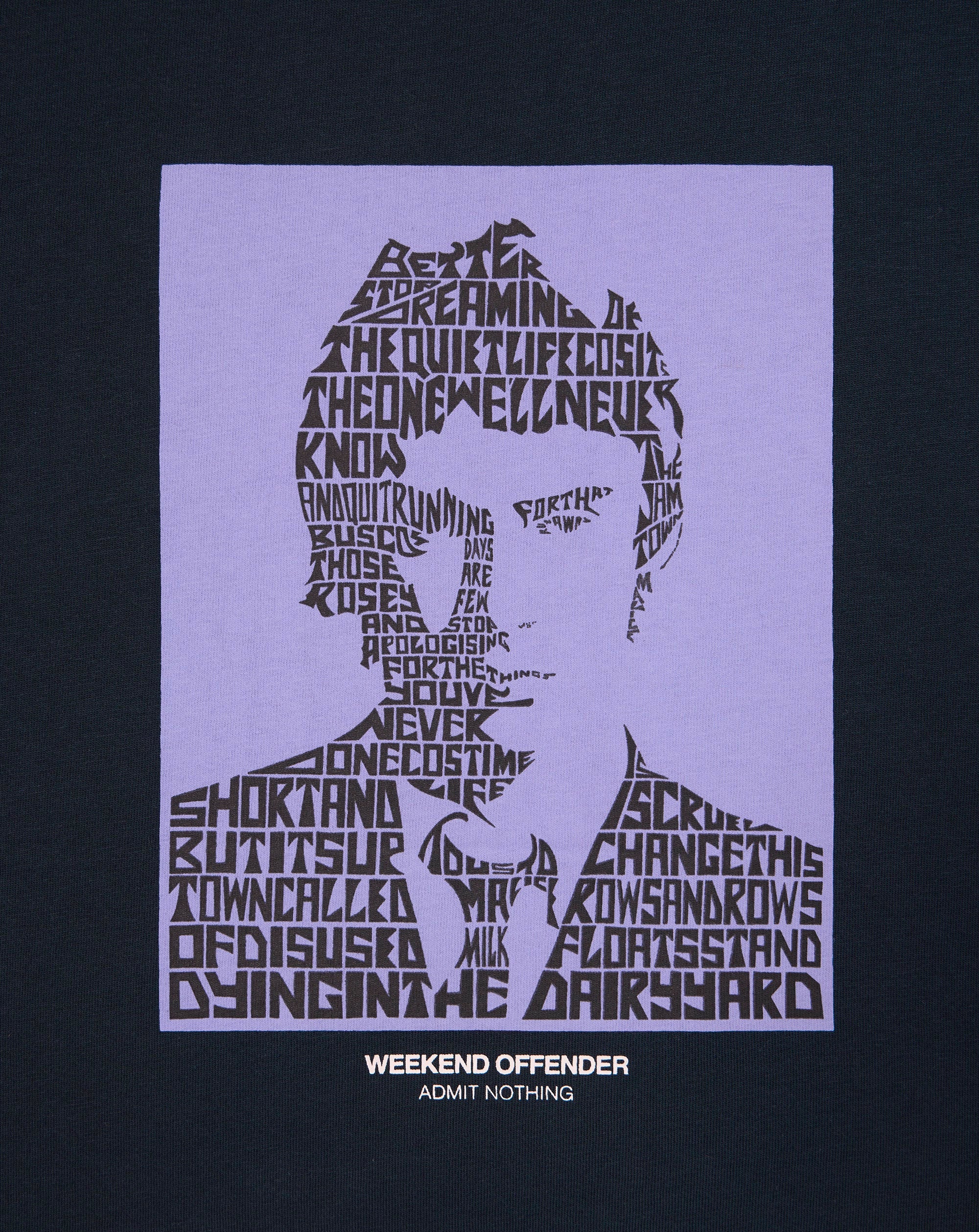 Weekend Offender Dreamin Graphic T-Shirt Navy