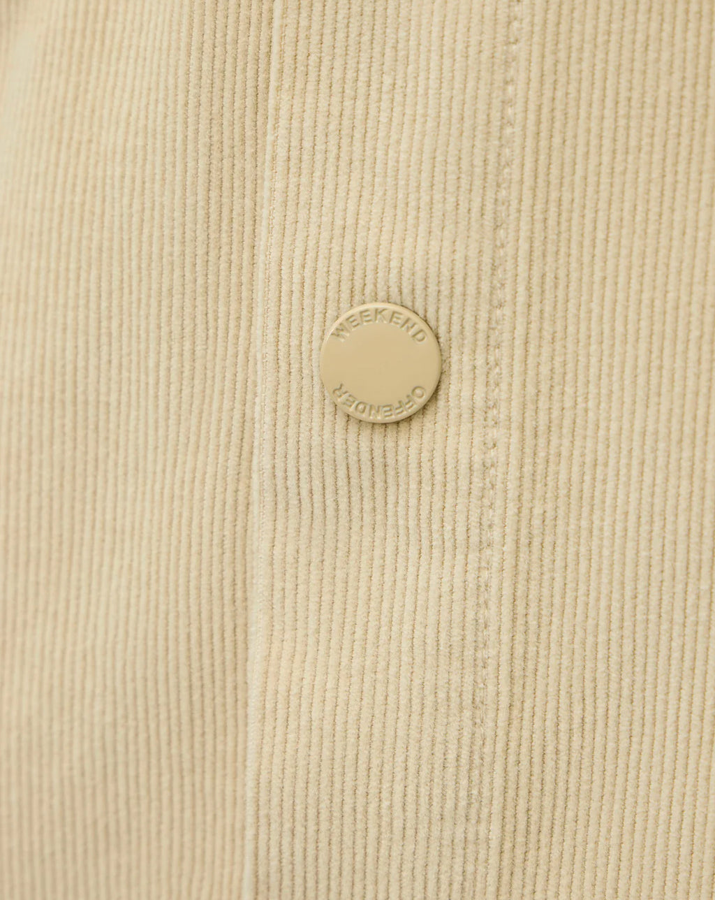 Weekend Offender Erding Cord shirt CALCIUM