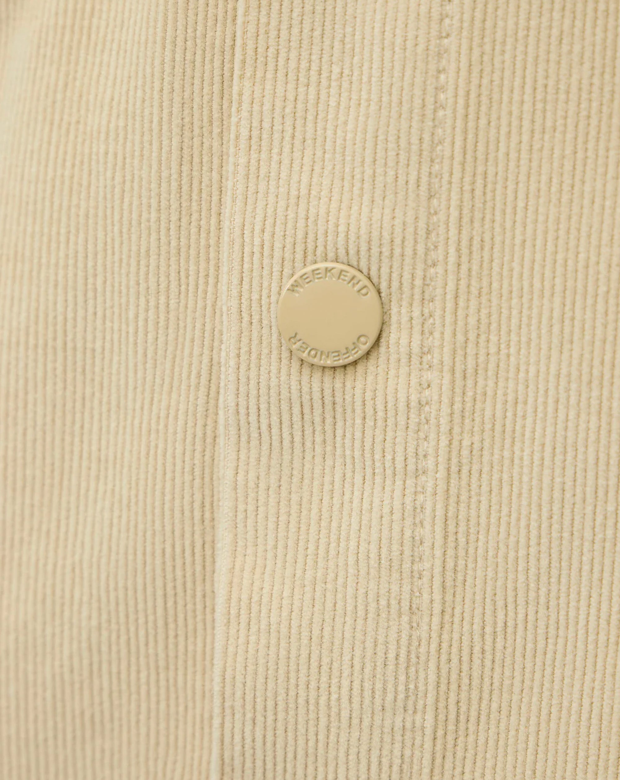 Weekend Offender Erding Cord shirt CALCIUM