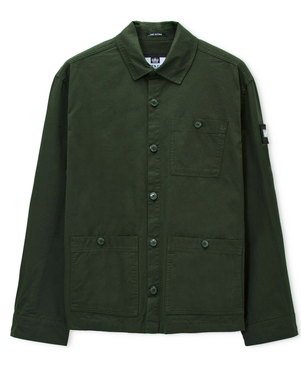Weekend Offender Hynde Baker overshirt Forest