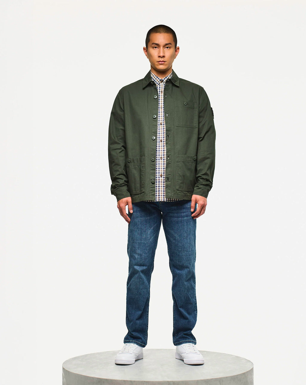 Weekend Offender Hynde Baker overshirt Forest