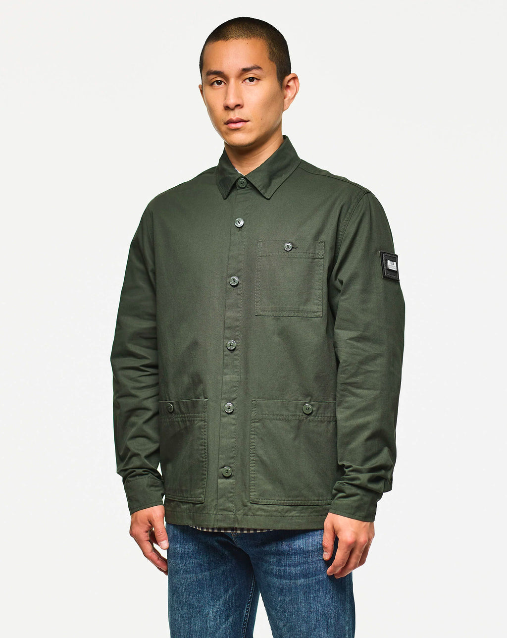 Weekend Offender Hynde Baker overshirt Forest