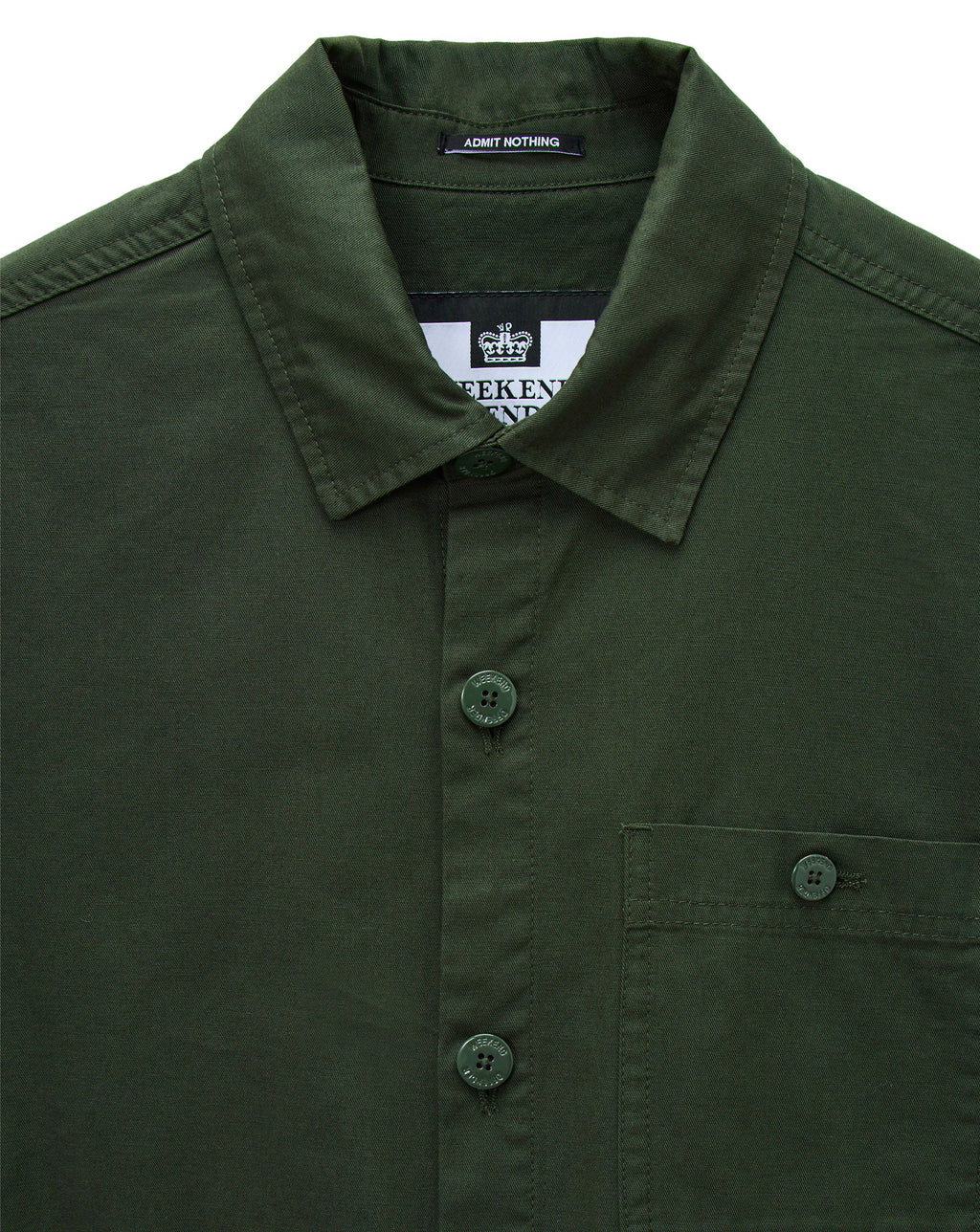 Weekend Offender Hynde Baker overshirt Forest