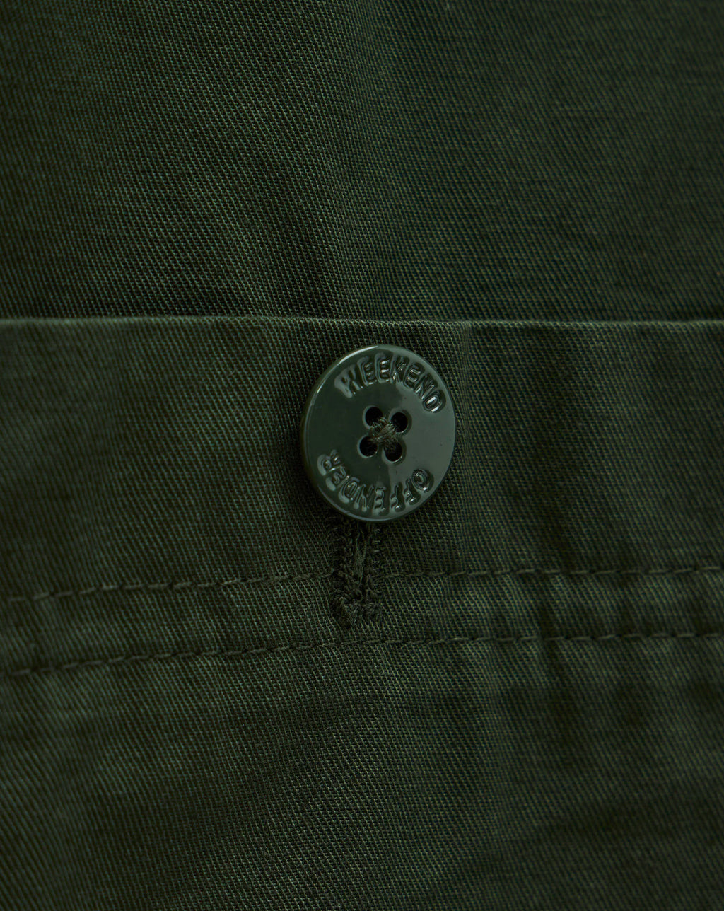 Weekend Offender Hynde Baker overshirt Forest