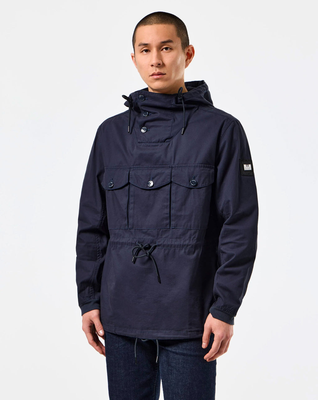 Weekend Offender Kovags cotton overtop Jacket Navy