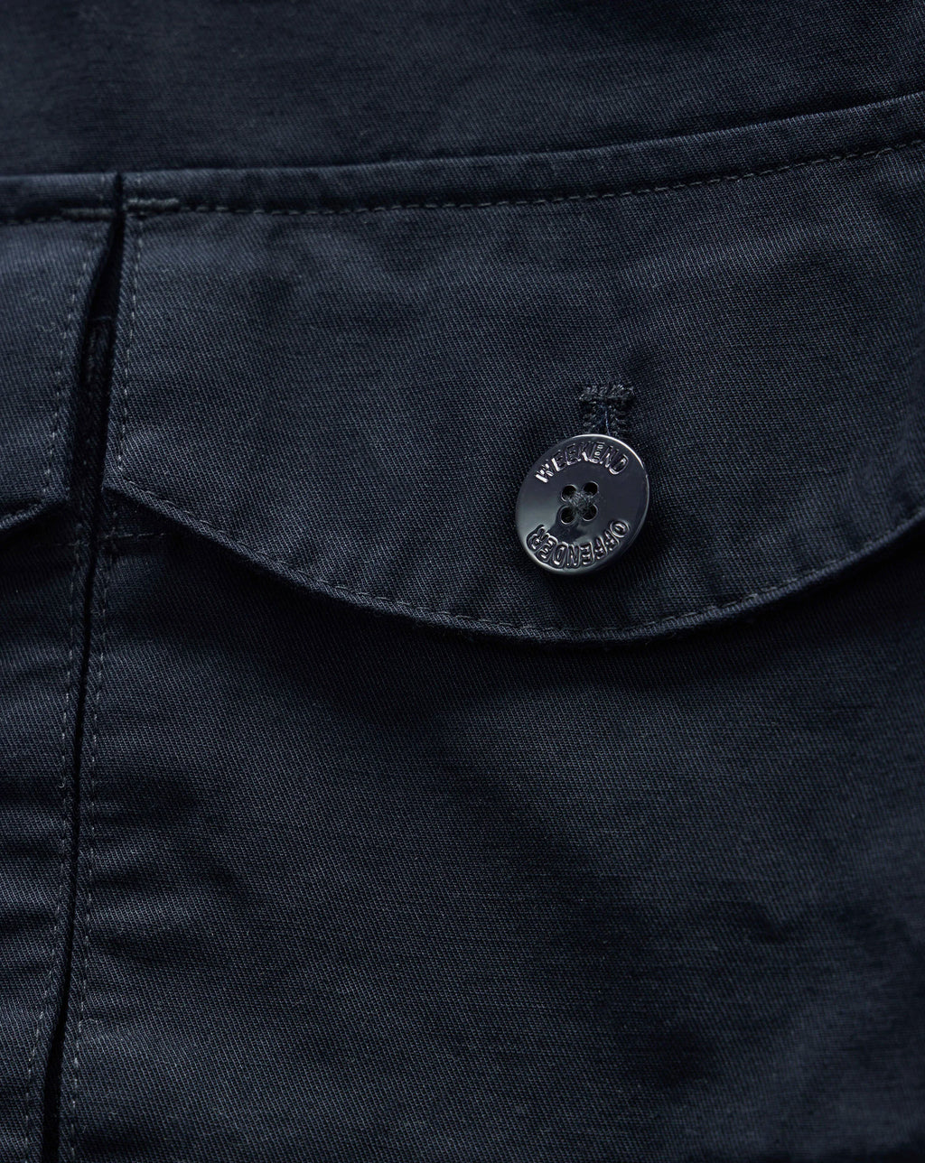 Weekend Offender Kovags cotton overtop Jacket Navy