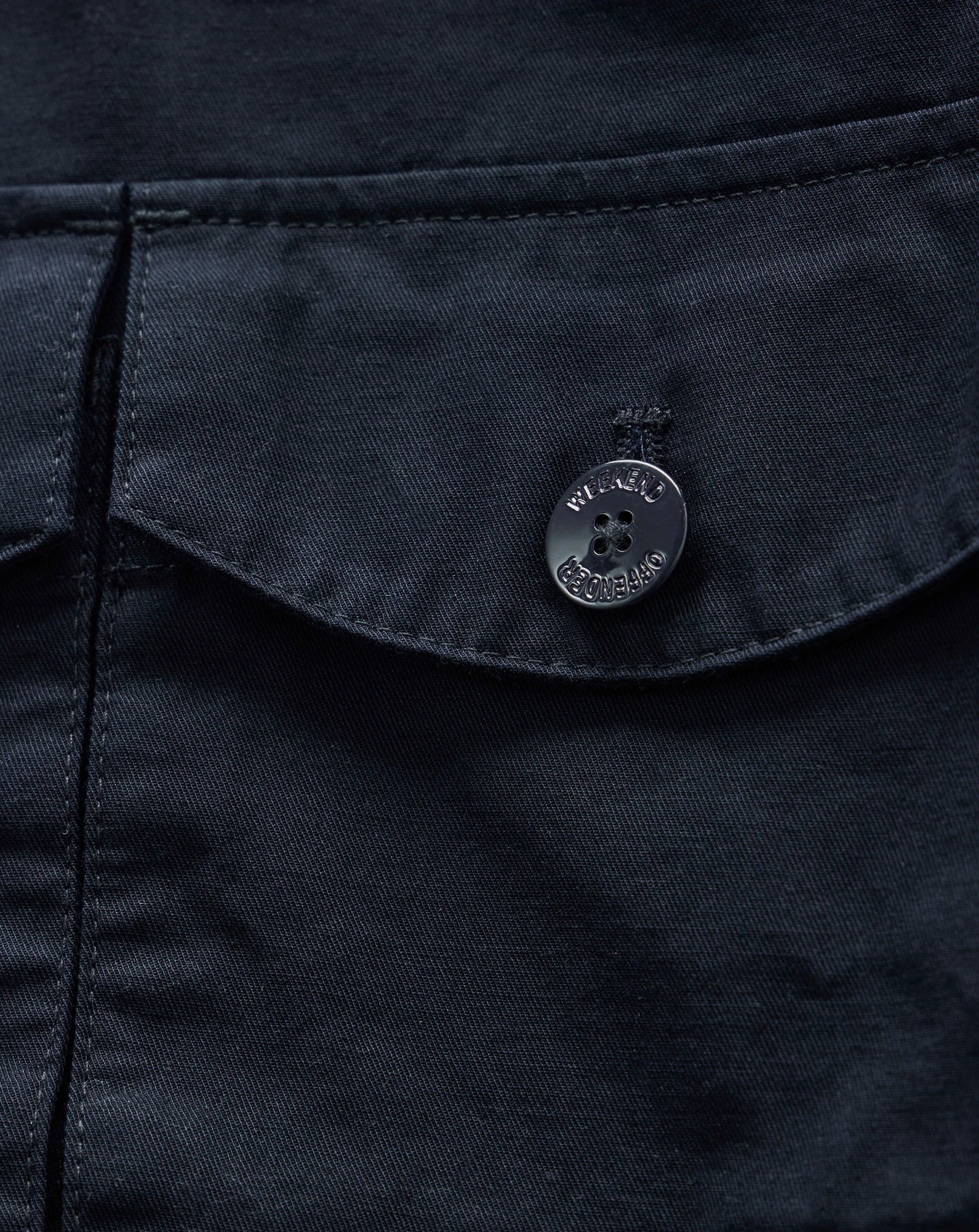 Weekend Offender Kovags cotton overtop Jacket Navy