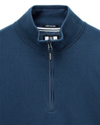 Weekend Offender Kraviz 1/4 Zip sweat top LAGOON BLUE