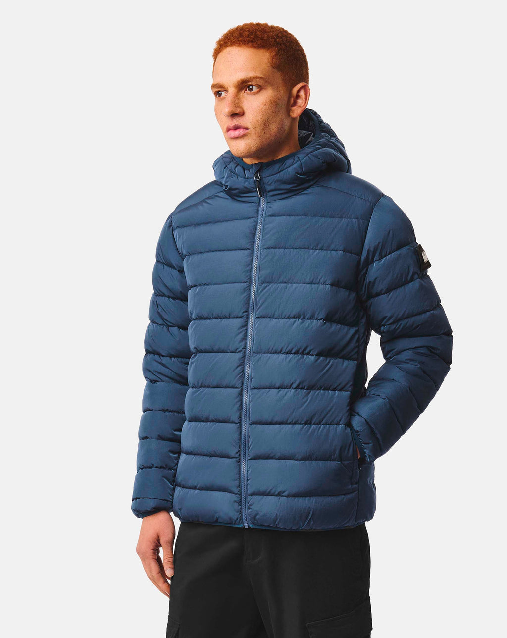 Weekend Offender La Guardia Padded Jacket LAGOON BLUE