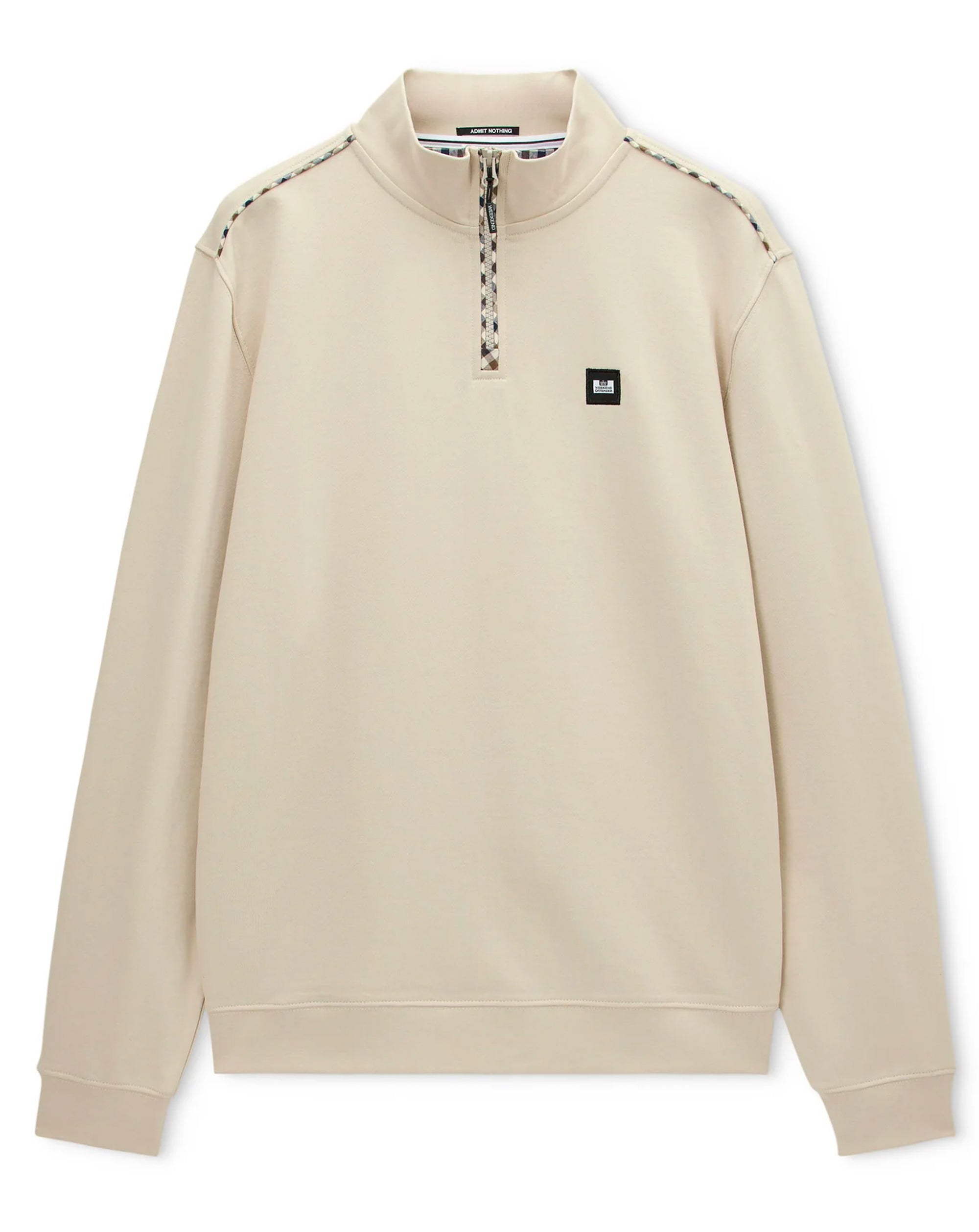 Weekend Offender Matisa 1/4 Zip Sweatshirt CEMENT Size M,L,XL,XXL