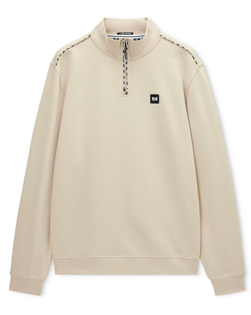 Weekend Offender Matisa 1/4 Zip Sweatshirt CEMENT