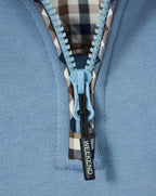 Weekend Offender Matisa 1/4 Zip With Piping Blue Shadow
