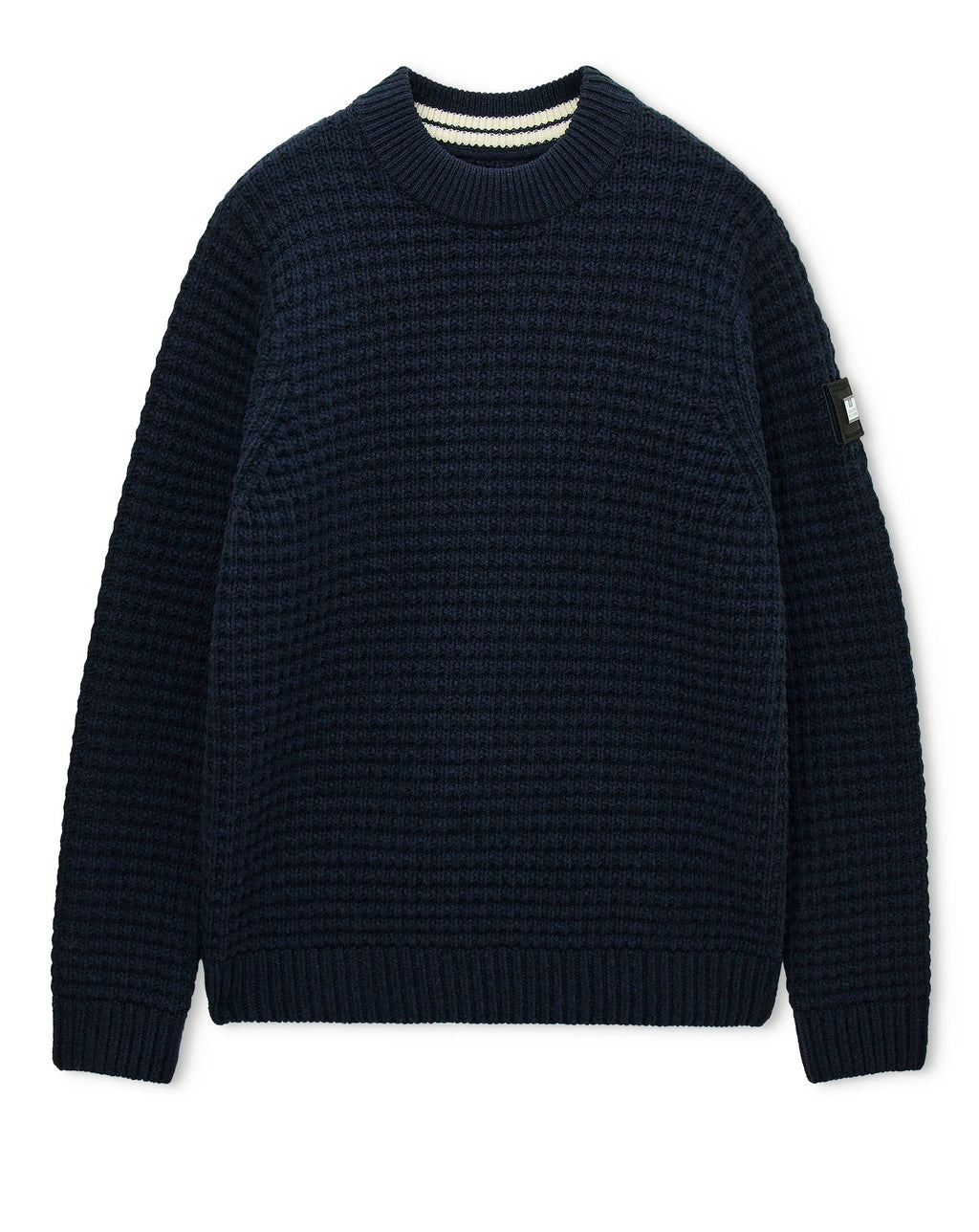 Weekend Offender Molson Chunky Mock Neck knit NAVY