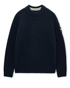 Weekend Offender Molson Chunky Mock Neck knit NAVY