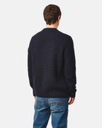 Weekend Offender Molson Chunky Mock Neck knit NAVY