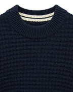 Weekend Offender Molson Chunky Mock Neck knit NAVY