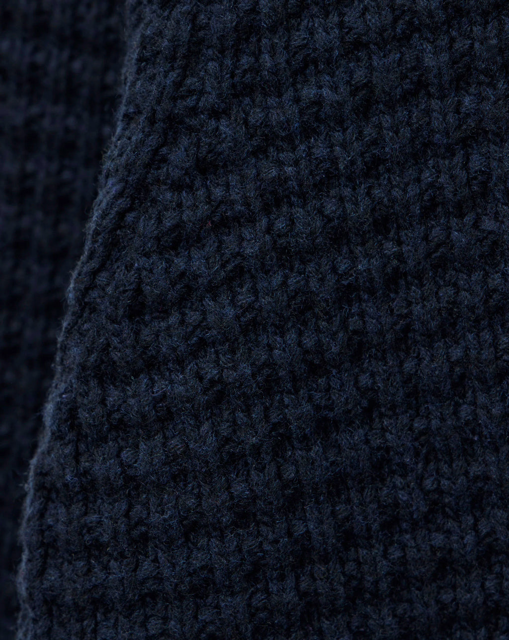 Weekend Offender Molson Chunky Mock Neck knit NAVY