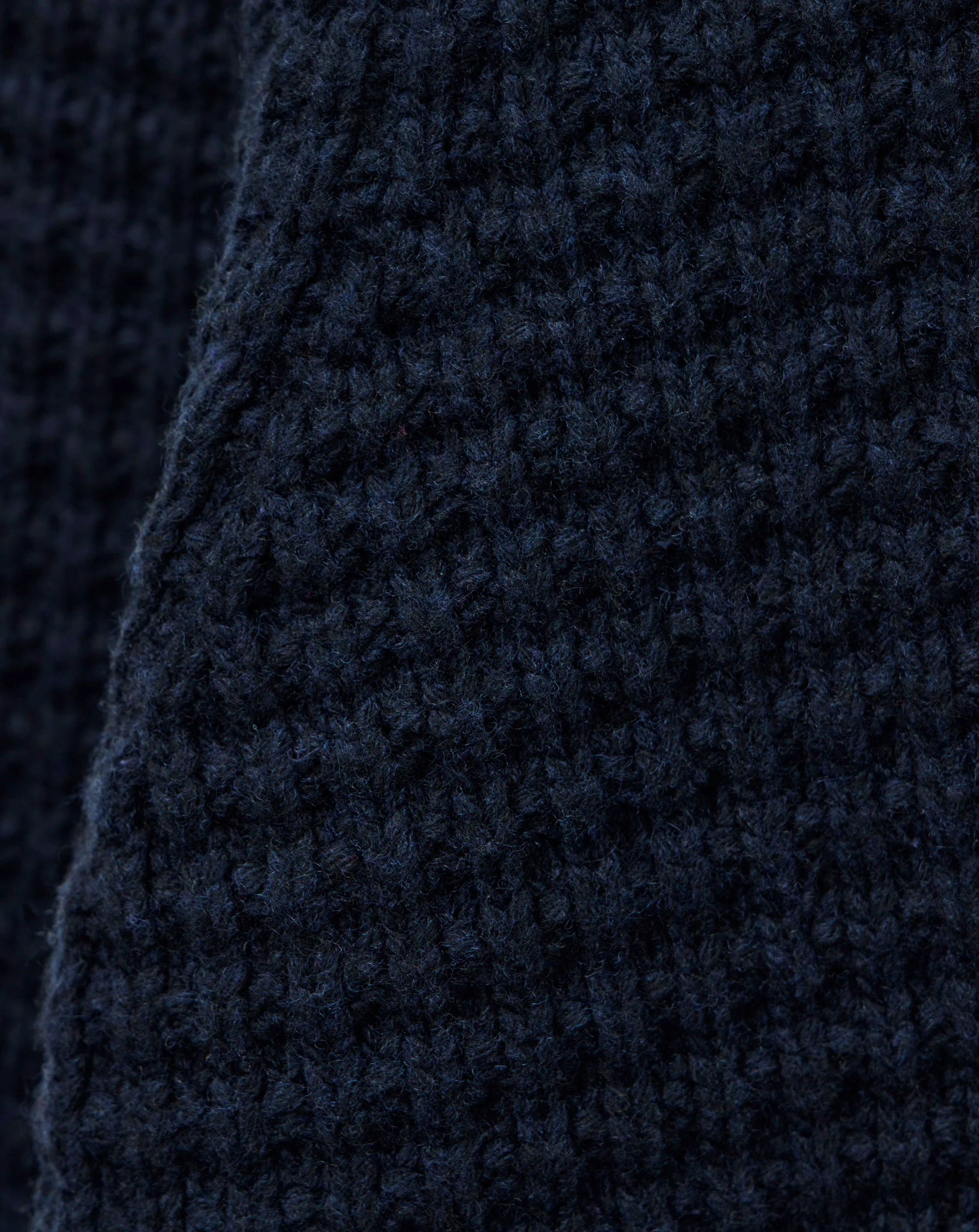 Weekend Offender Molson Chunky Mock Neck knit NAVY