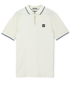 Weekend Offender Monti zip polo with parachute det Ghost Porpoise