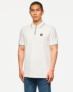 Weekend Offender Monti zip polo with parachute det Ghost Porpoise