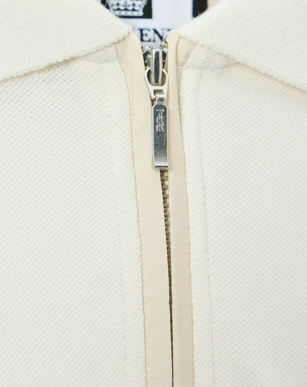 Weekend Offender Monti zip polo with parachute det Ghost Porpoise