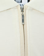 Weekend Offender Monti zip polo with parachute det Ghost Porpoise