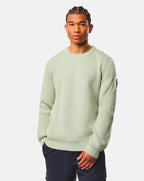 Weekend Offender Morello Rib crew neck jumper Julep green