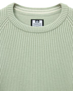 Weekend Offender Morello Rib crew neck jumper Julep green