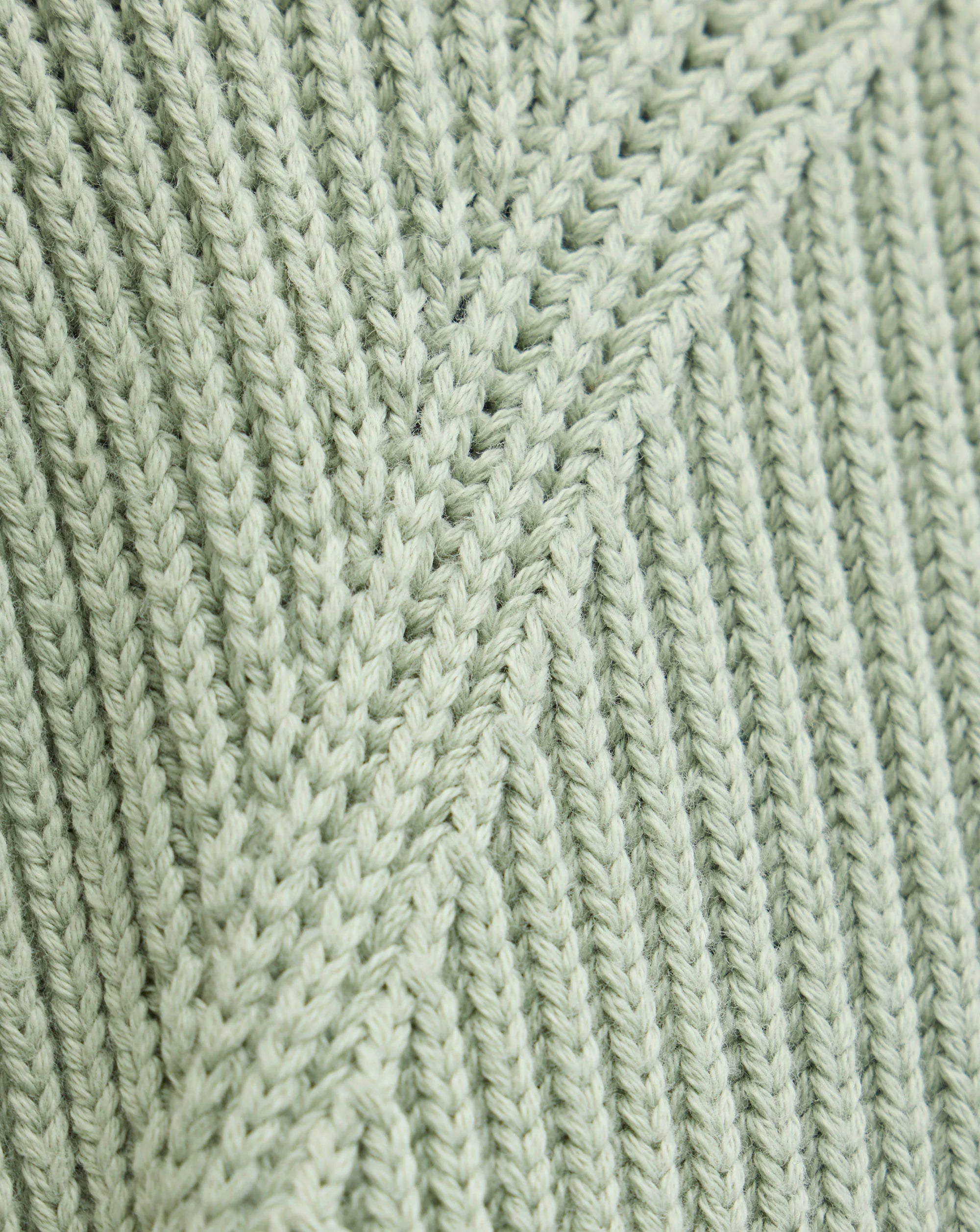 Weekend Offender Morello Rib crew neck jumper Julep green