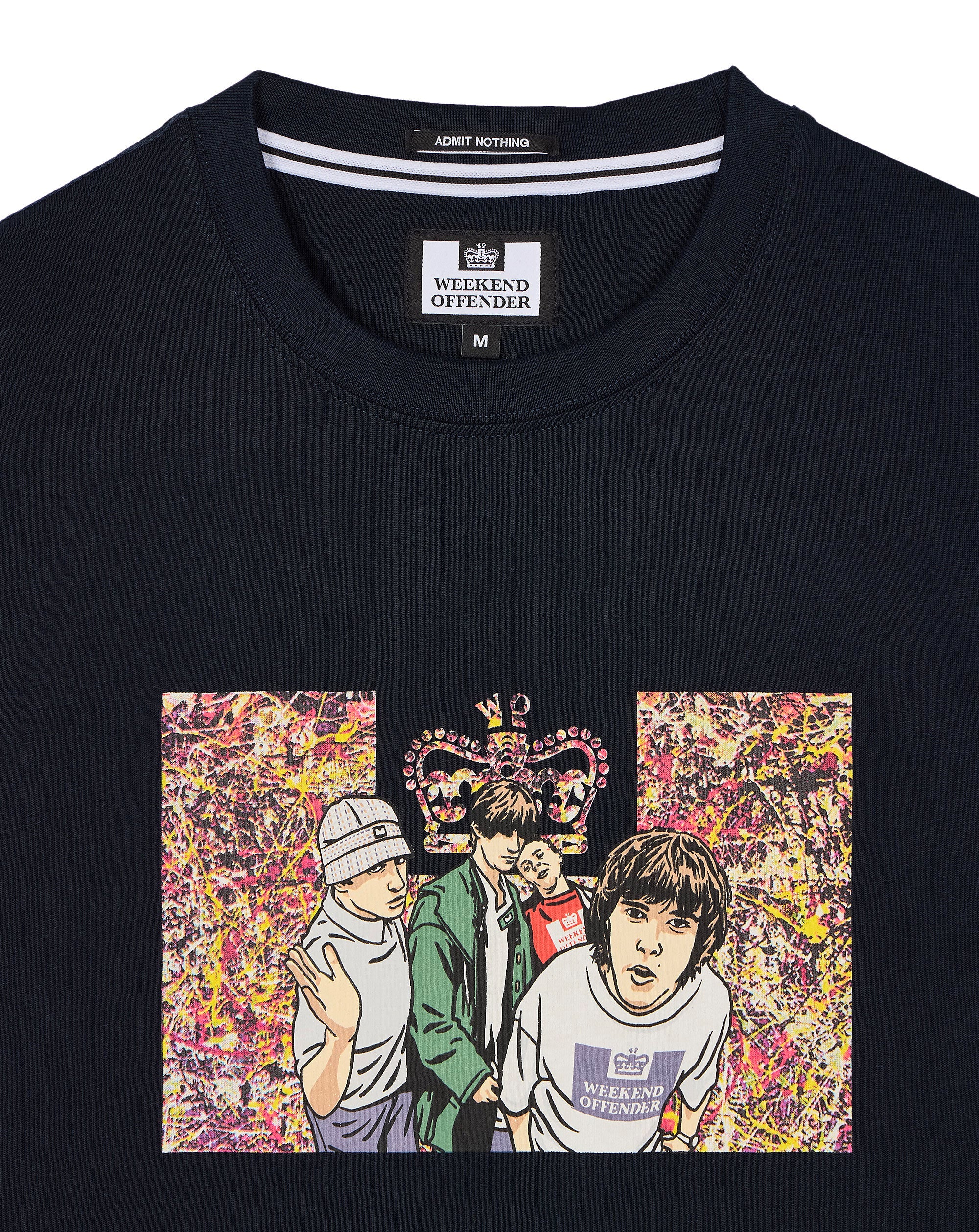Weekend Offender No5 T Shirt Navy