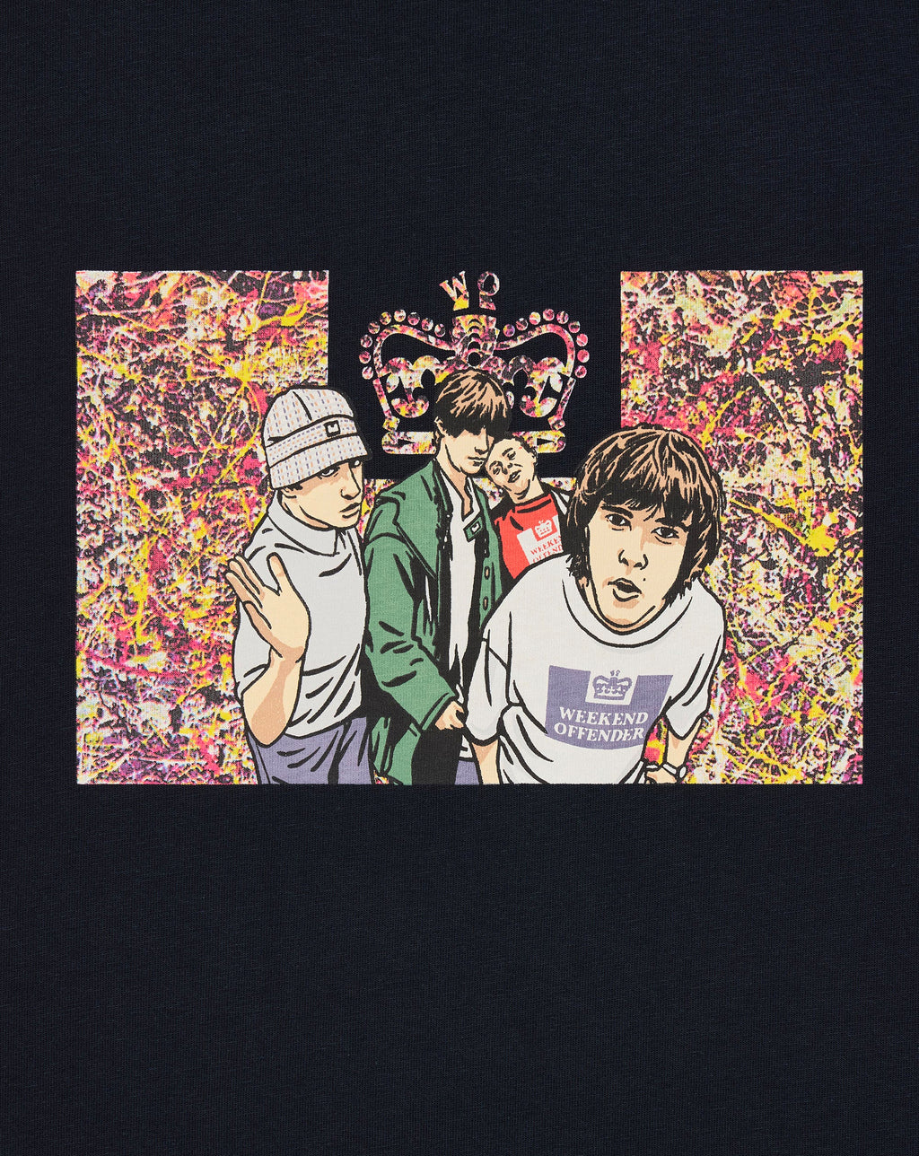 Weekend Offender No5 T Shirt Navy